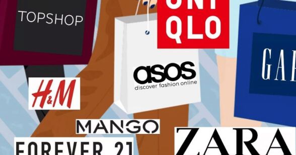 Những thương hiệu thời trang nhanh quen thuộc.